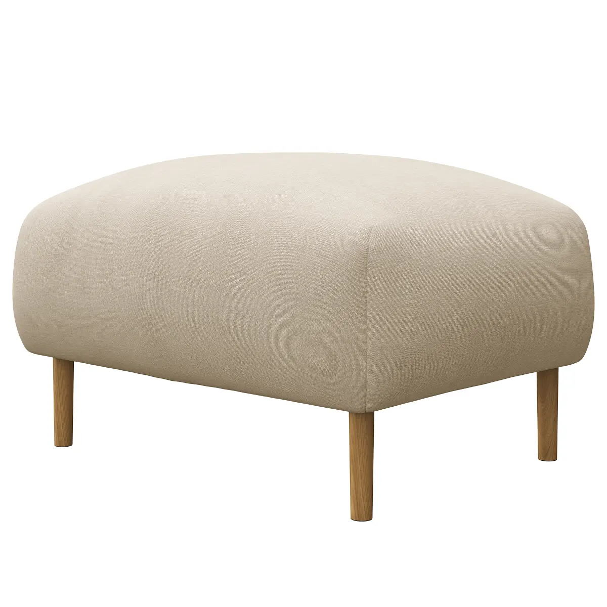 Polsterhocker Fadia | Beige
