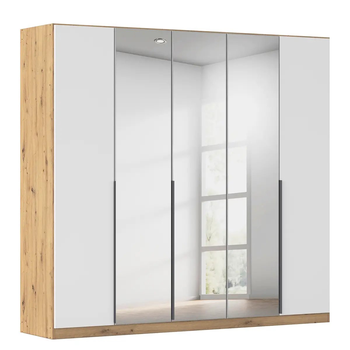 rauch Orange Drehtürenschrank Alabama | Holztöne