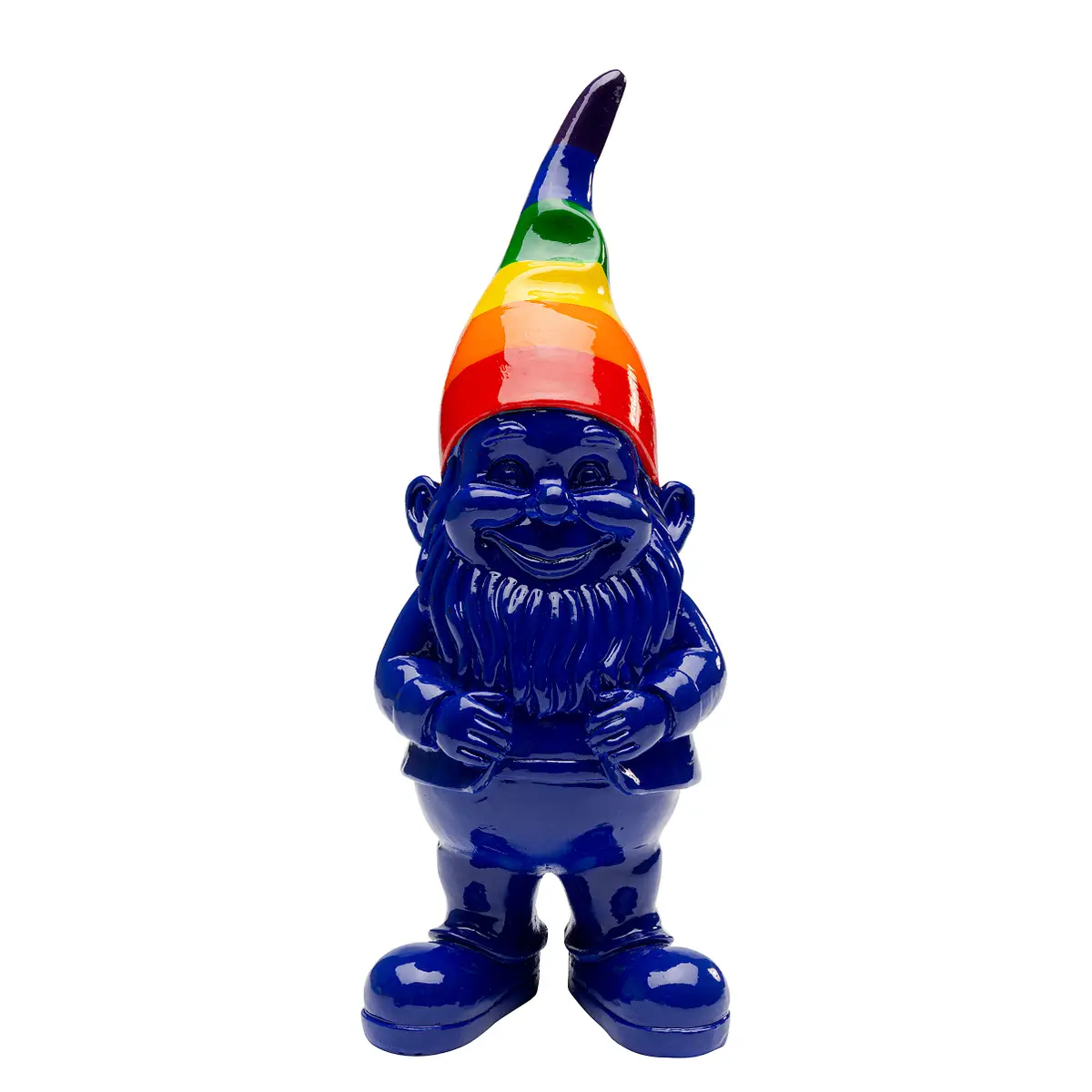 Dekofigur Zwerg Rainbow 21cm Blau/Blau | Mehrfarbig