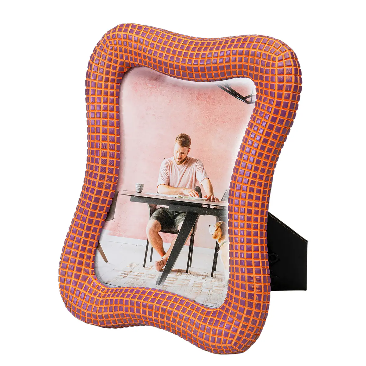 Kare Design Bilderrahmen Wavy | Orange