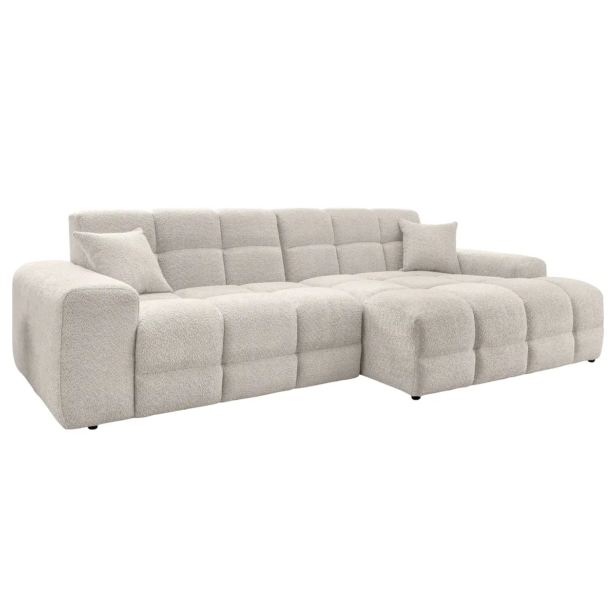 Mørteens Zofie Ecksofa mit Longchair | Beige