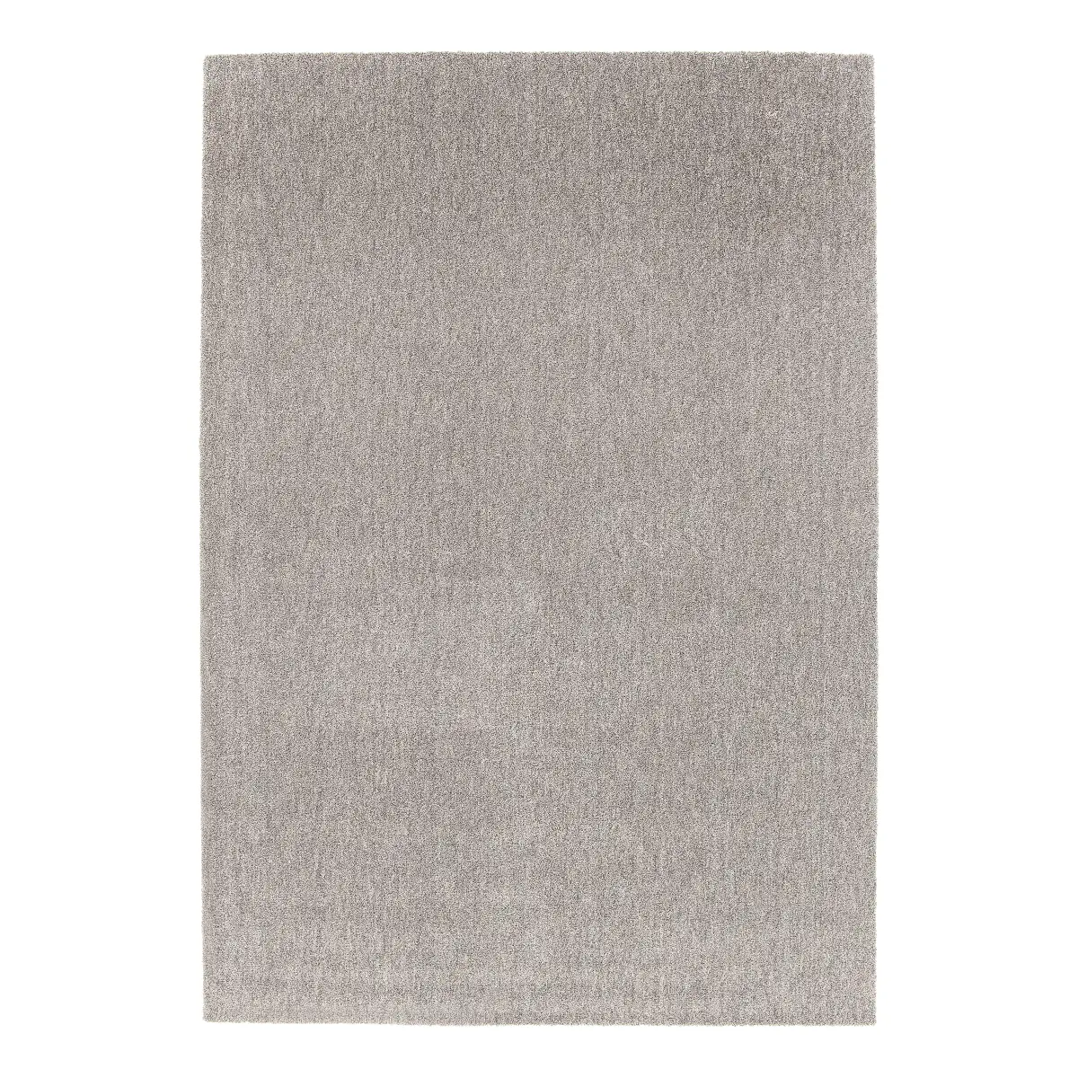 Kurzflorteppich Miral Grau 140 x 200cm Polyester | Grau