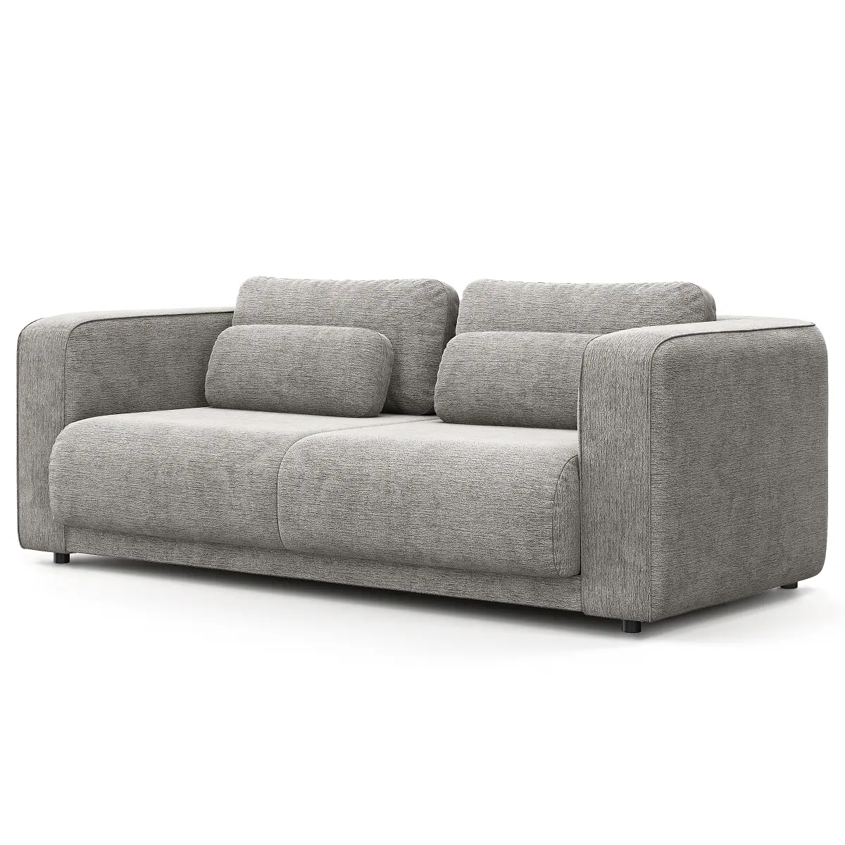 2,5-Sitzer Sofa Grau Chenille Buladi | Grau