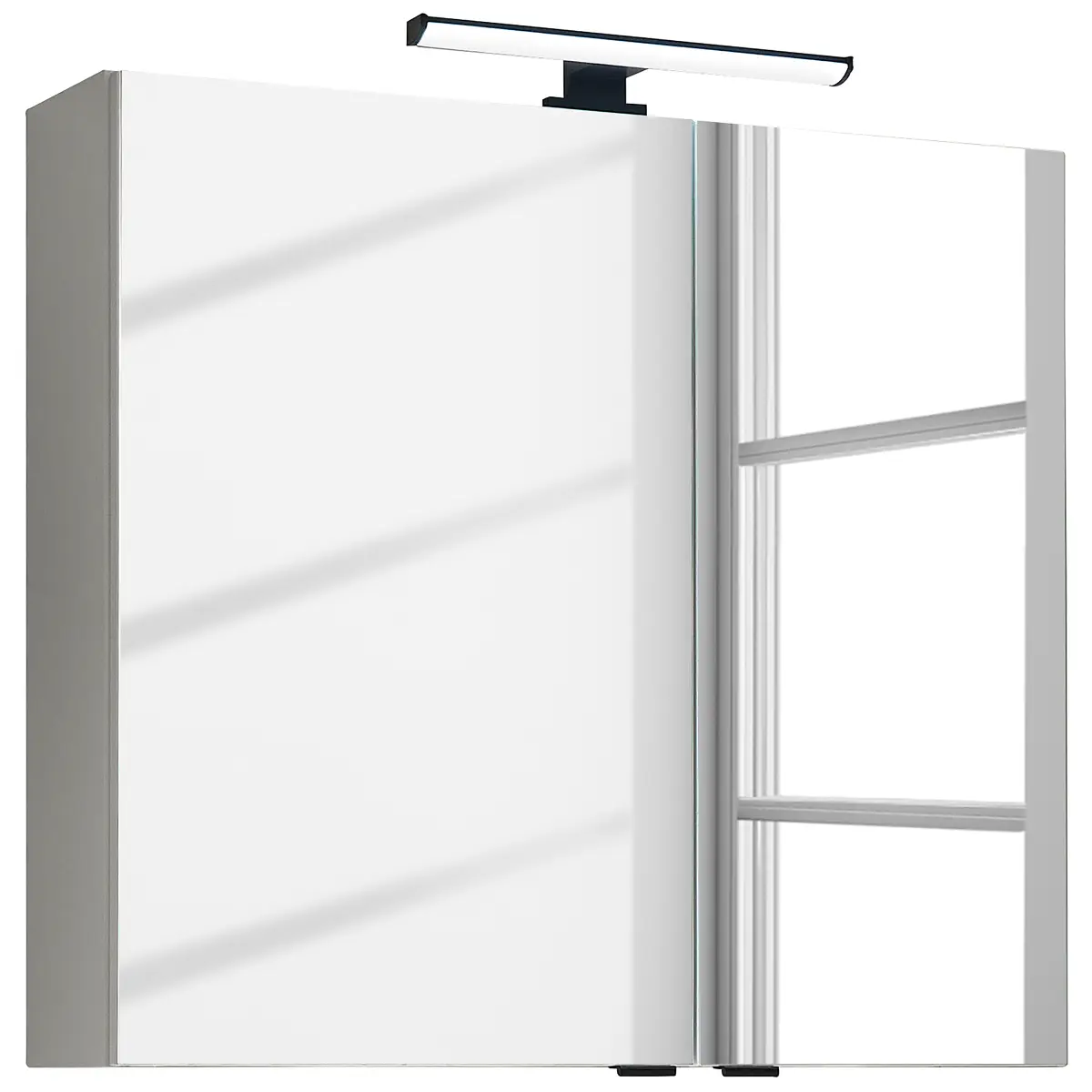 Beleuchteter Spiegelschrank Quickset 500 67cm Beige/Kaschmir