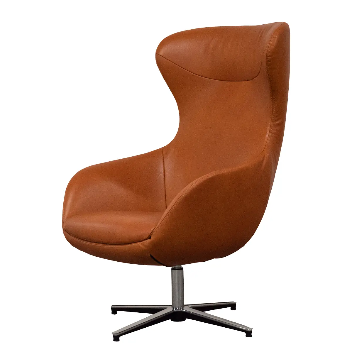Sessel Braun Echtleder Bulle | Braun