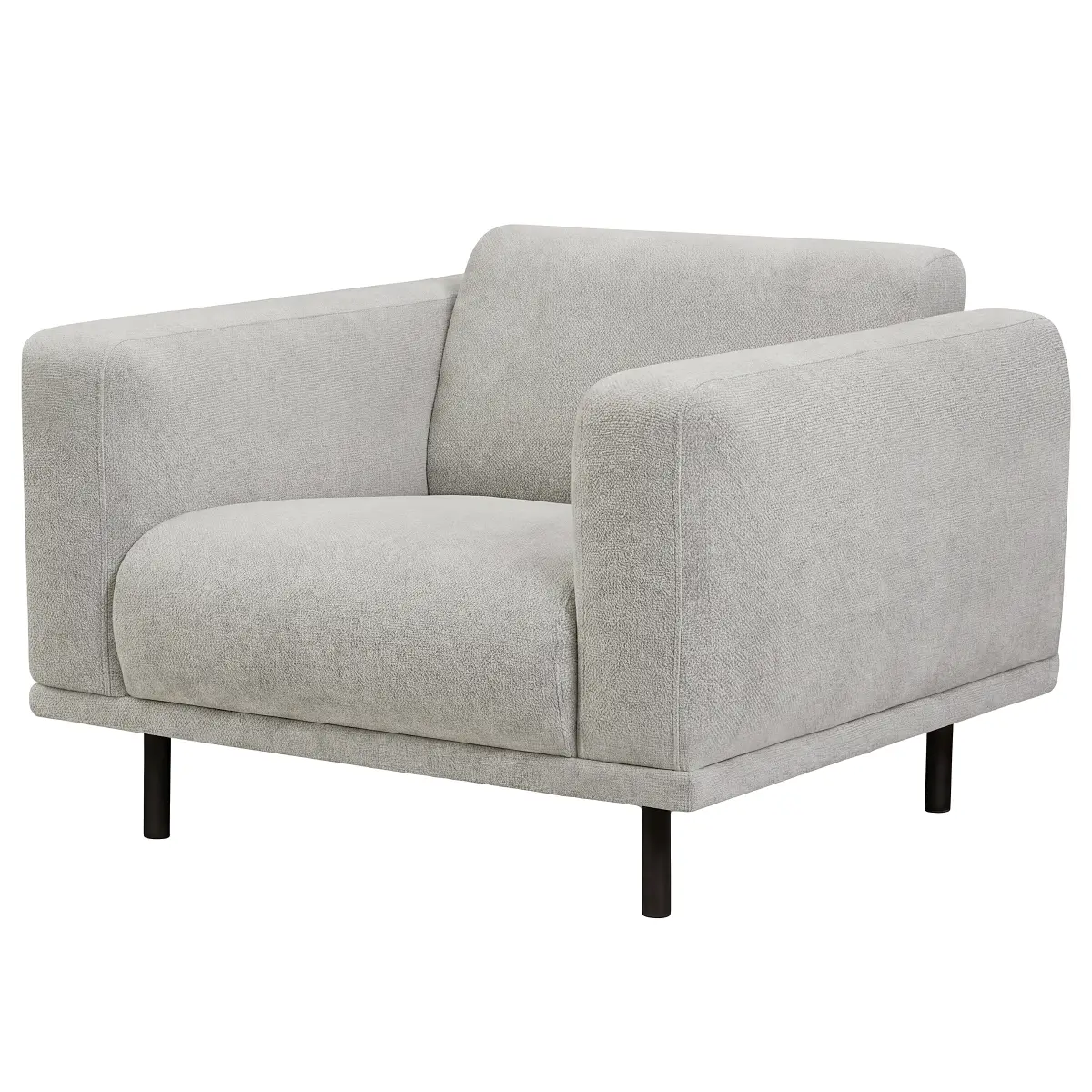 Einzelsessel Grau Webstoff Palmira | Beige