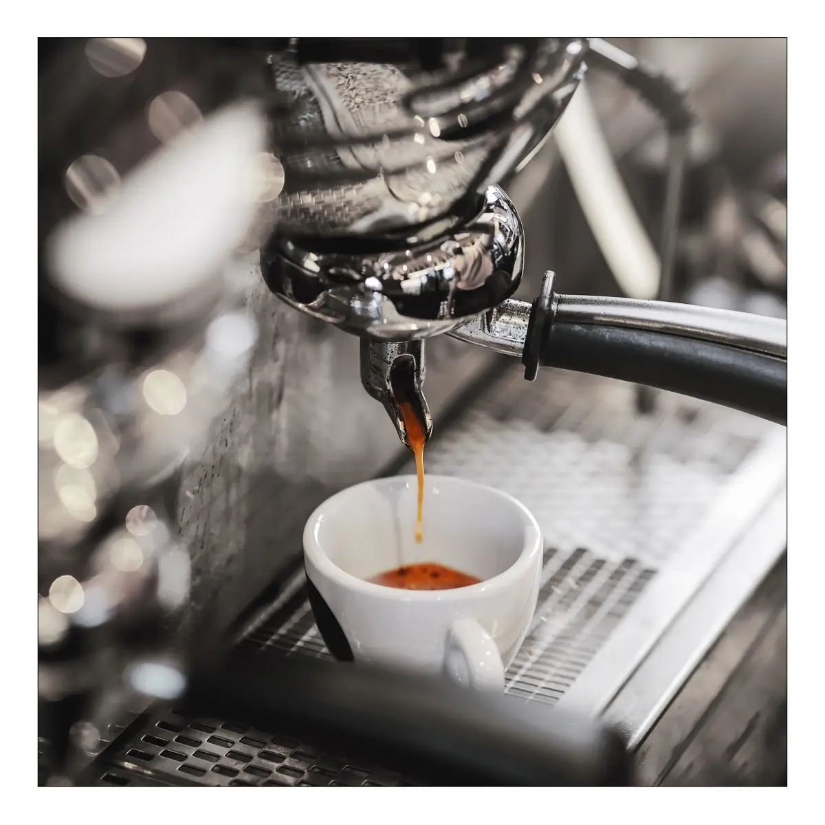 Pro Art Glasbild Café Typ D | Mehrfarbig