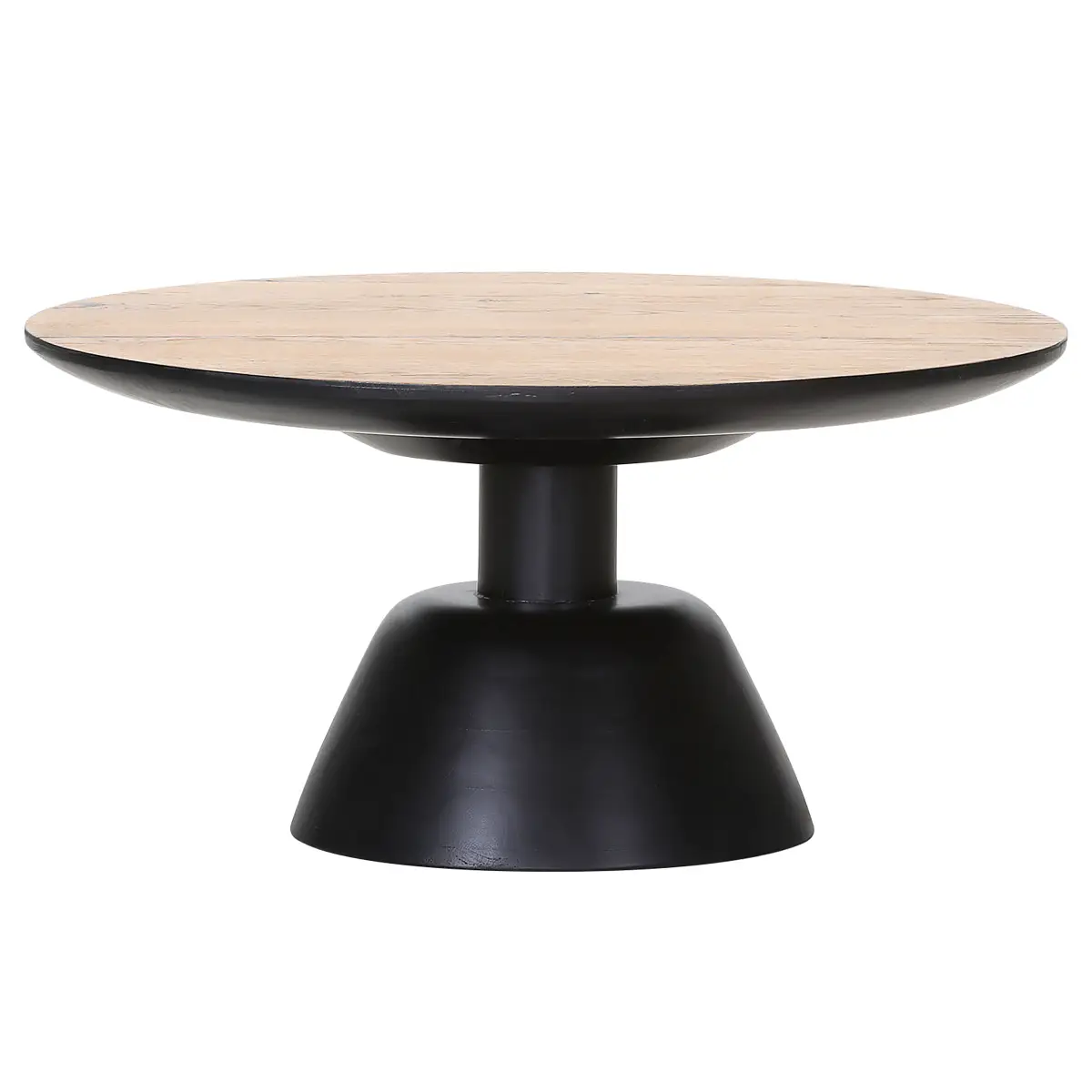Furnierter Couchtisch Torrud | Schwarz