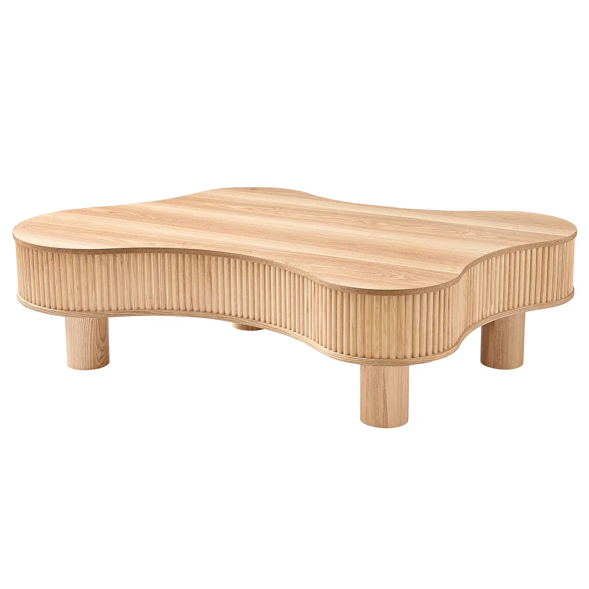 Furnierter Couchtisch Vinkki | Braun