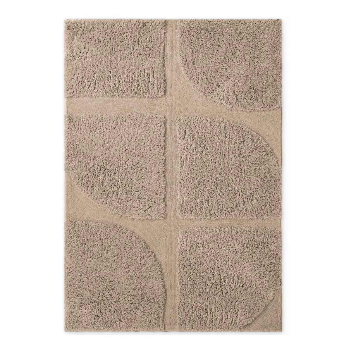 Hochflorteppich Jasper | Beige