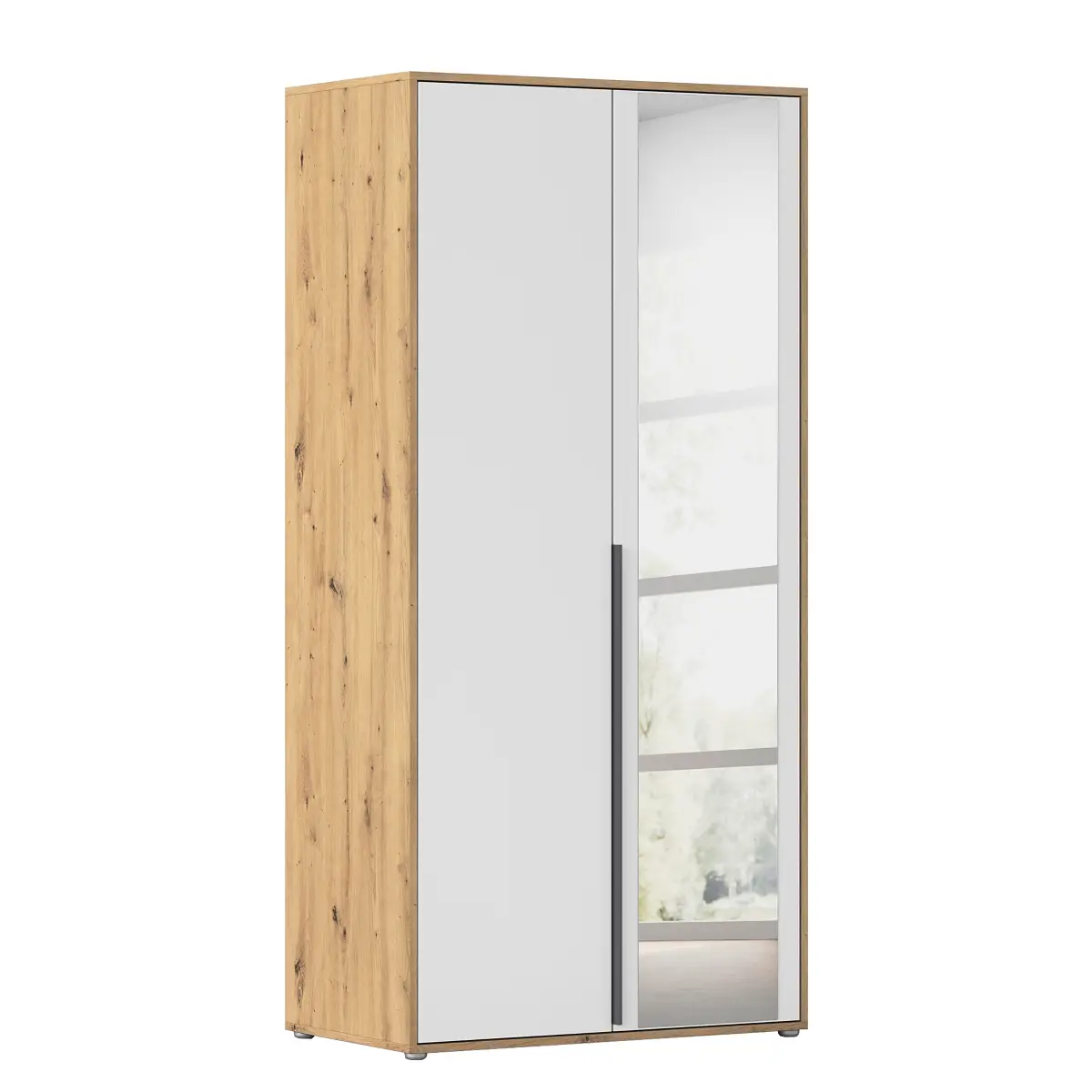 rauch Blue Drehtürenschrank Nagata | Holztöne
