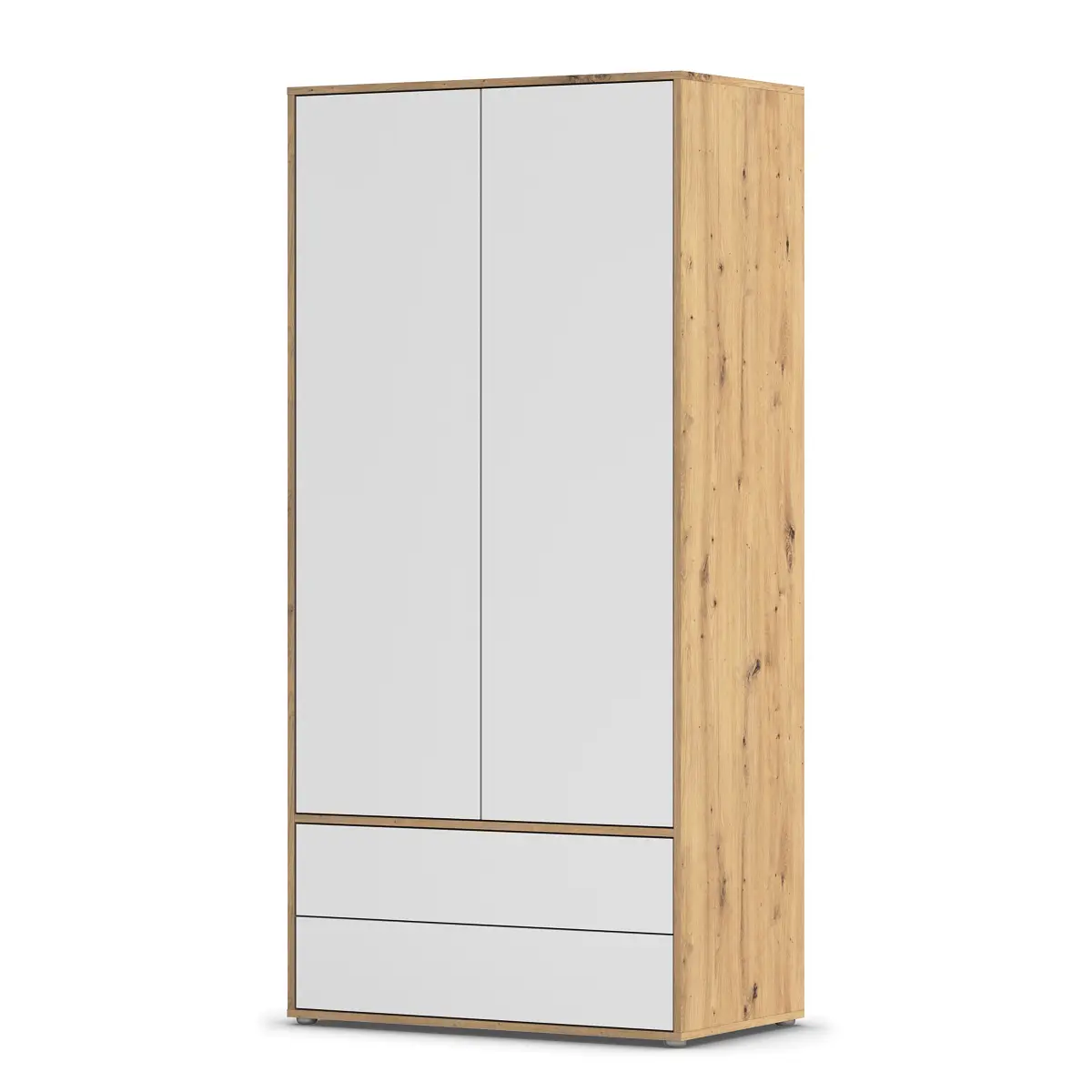 rauch Blue Drehtürenschrank Nabila | Holztöne