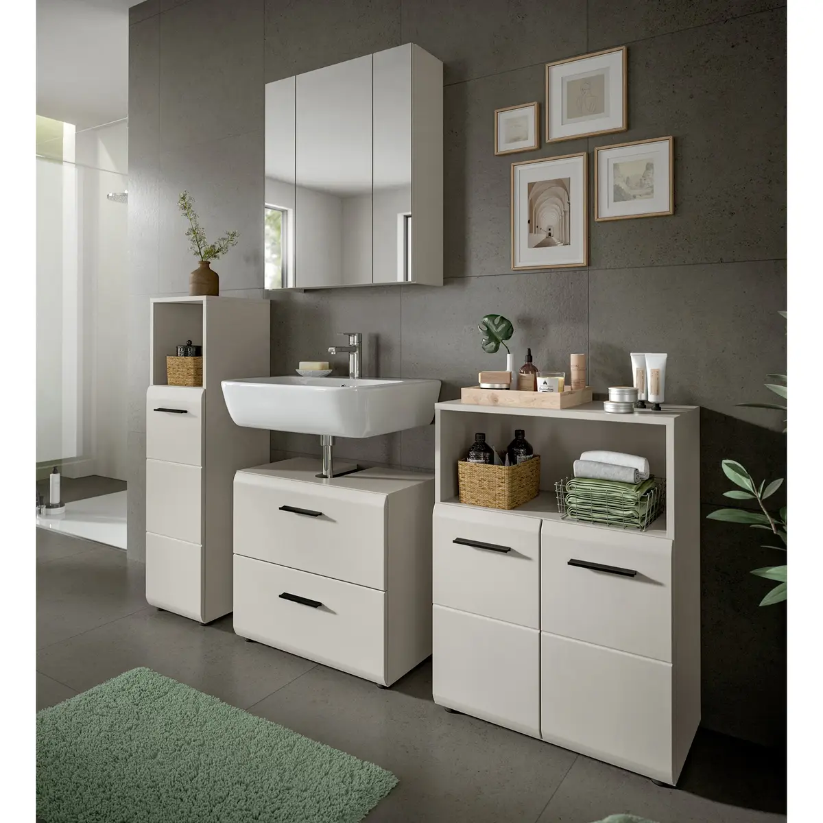 Badset Amethian 3-teilig Kombi A | Beige