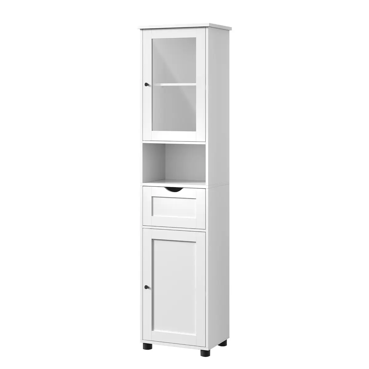 loftscape Hochschrank Odongk | Weiß