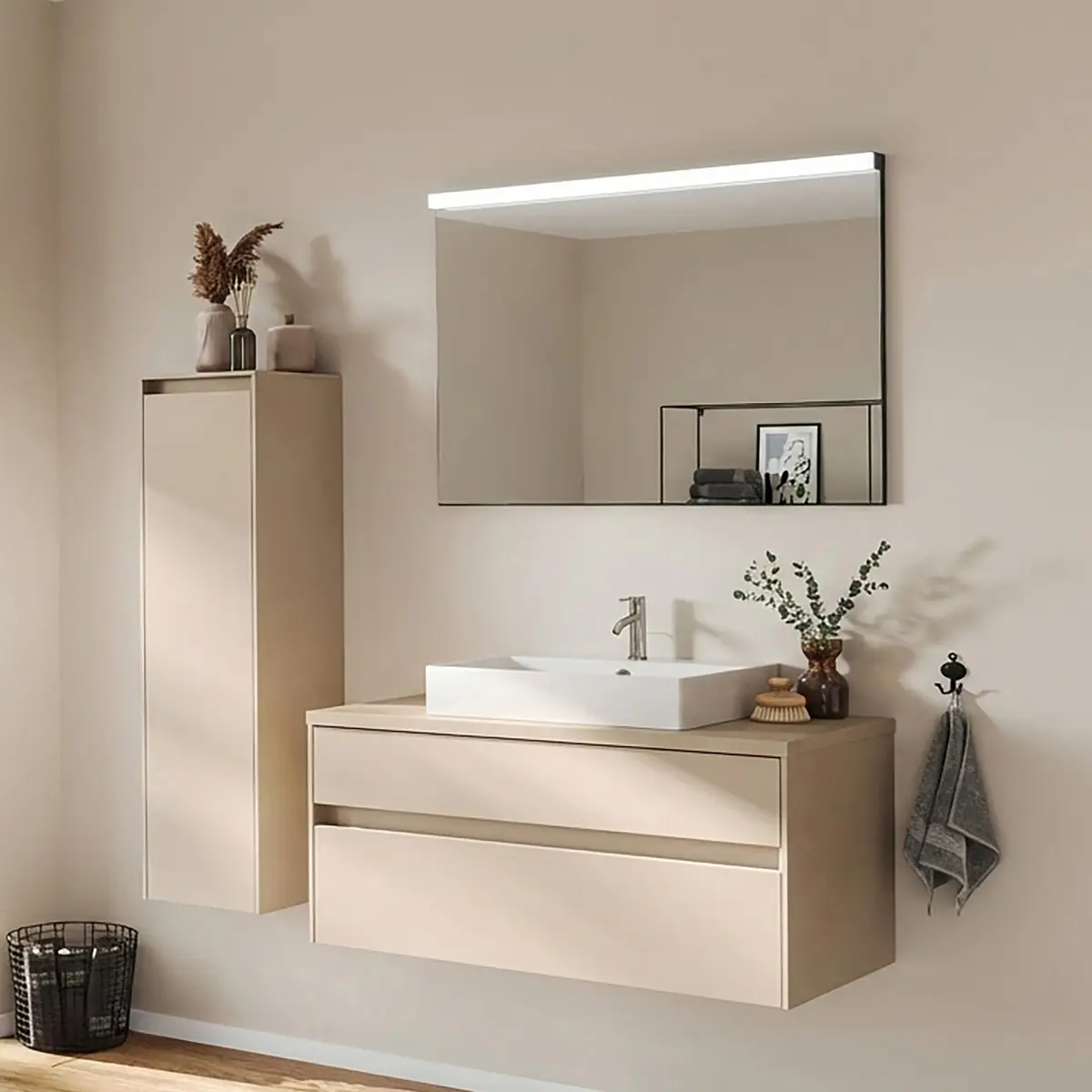 puris Badset Unique 3-teilig | Beige