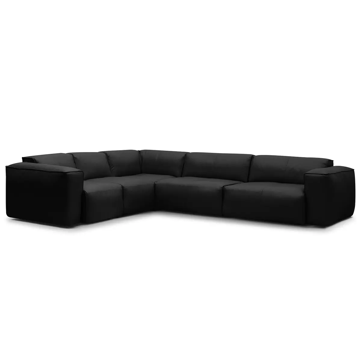Ecksofa Neka | Schwarz