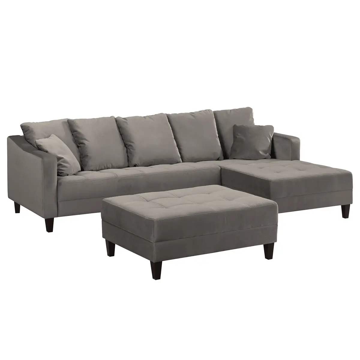 Ecksofa Elnora | Grau