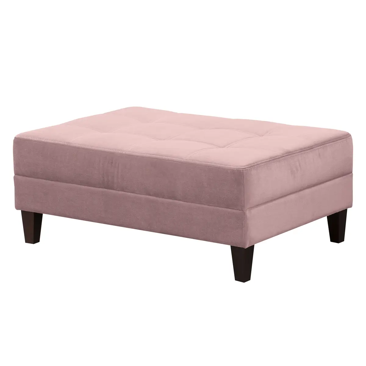Polsterhocker Elnora | Rosa