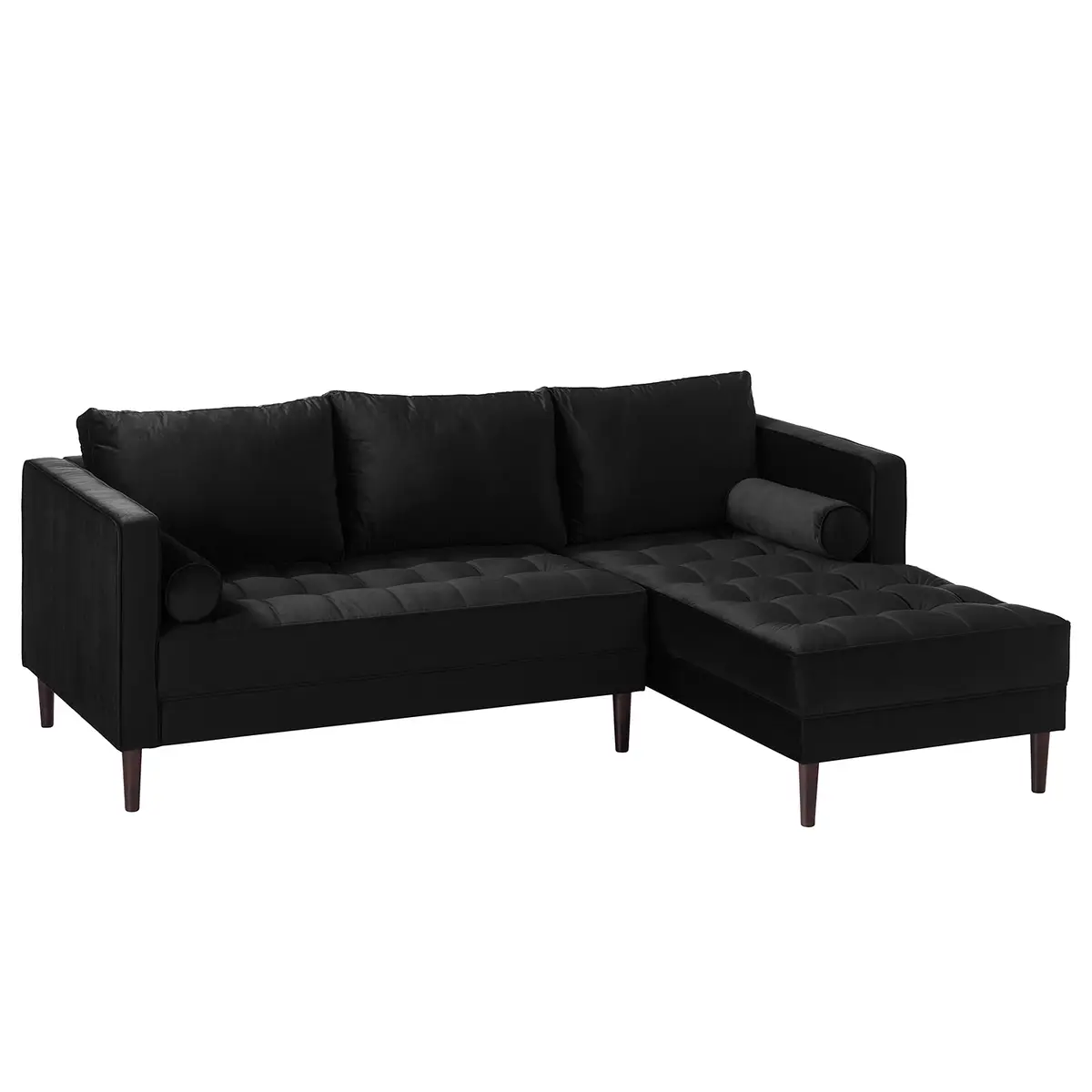 Ecksofa Pauno | Schwarz