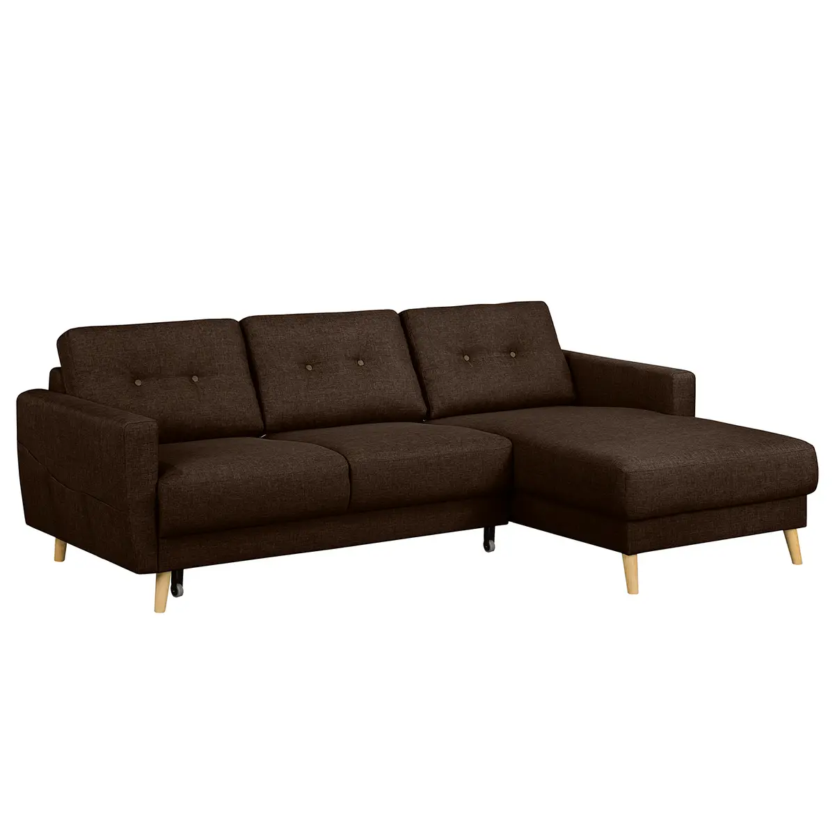 Ecksofa Luba | Braun