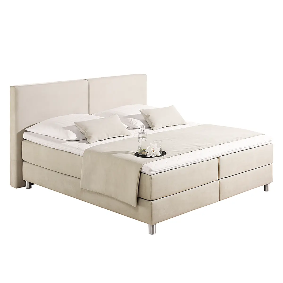 Boxspringbett Nilan | Beige
