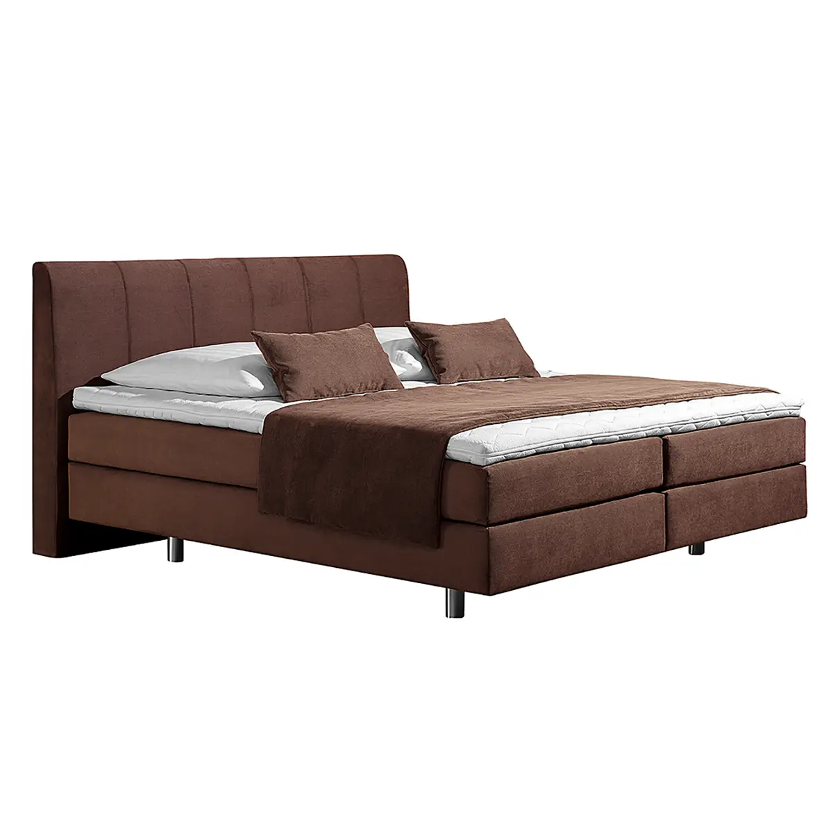 Boxspringbett Baila 160 x 200cm | Braun