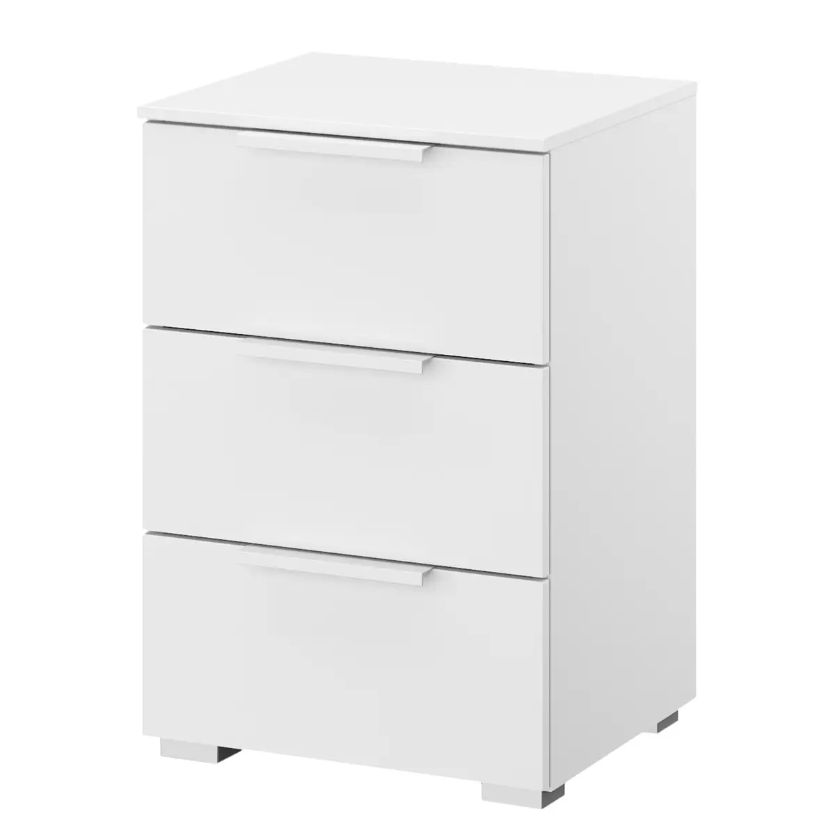 Nachtkommode x3 40cm Weiß/Alpinweiß Korpusfarbe | Weiß