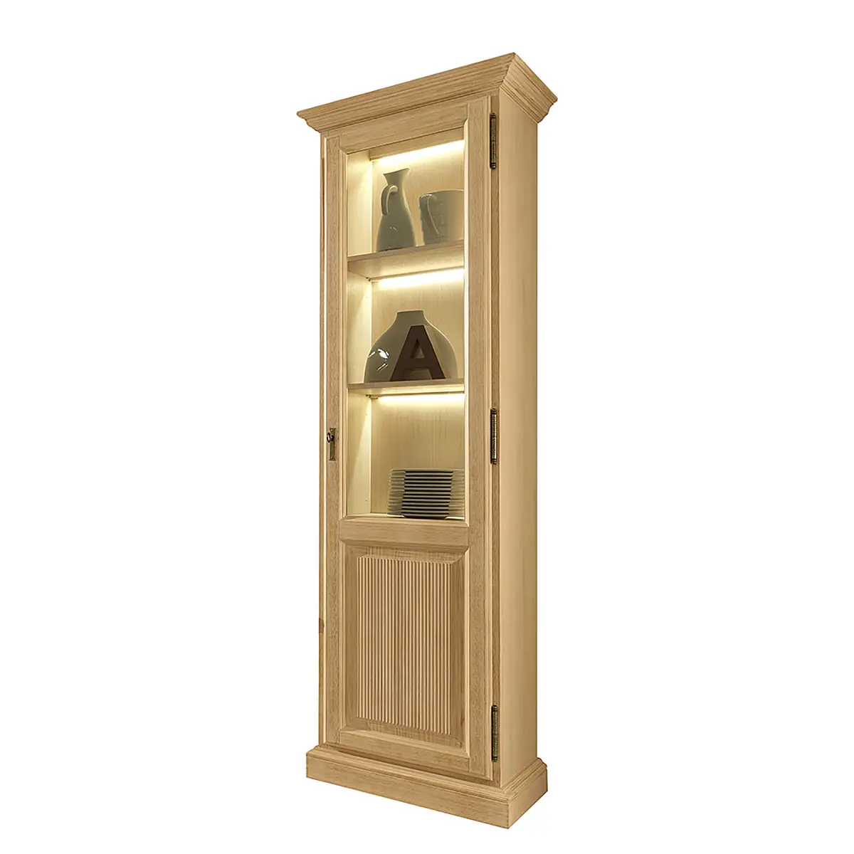 Standvitrine Breddin | Braun