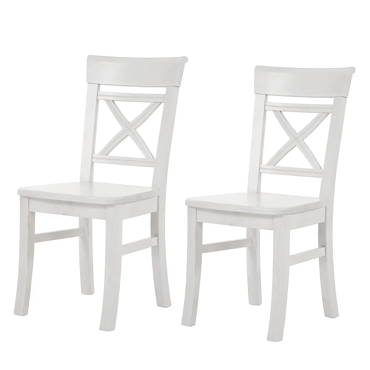Esszimmerstuhl 2er-Set | Weiß