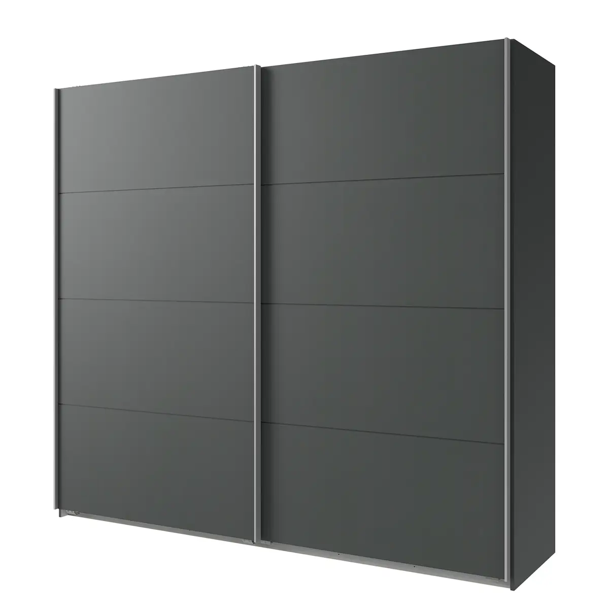 Schwebetürenschrank II | Grau