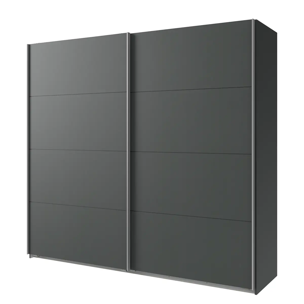 Schwebetürenschrank II | Grau