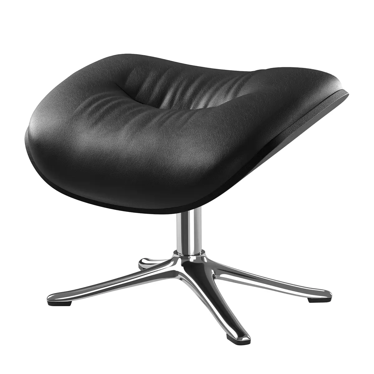 Polsterhocker Neka | Schwarz