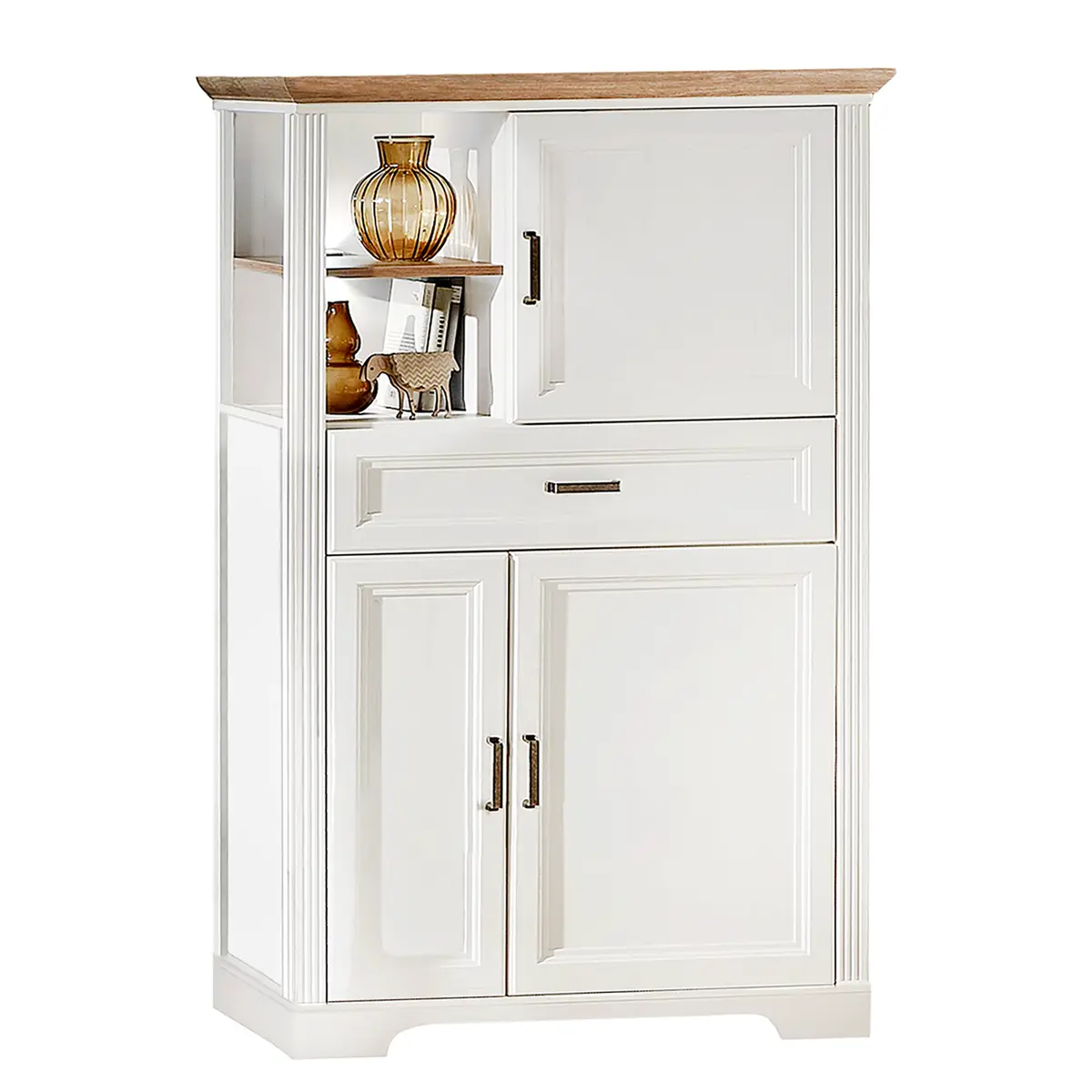 Highboard Jasmund | Weiß