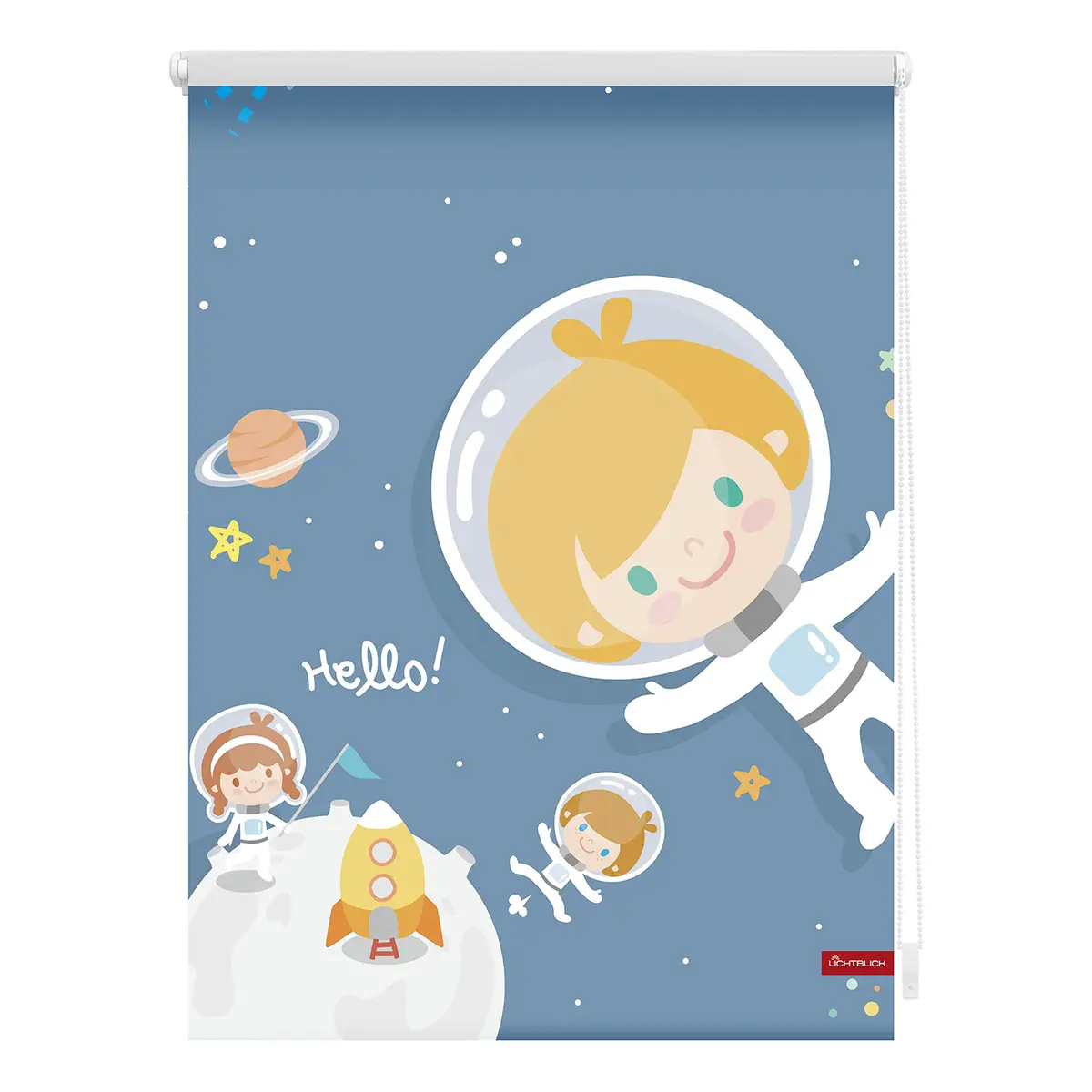 Verdunkelungsrollo Astronaut | Blau