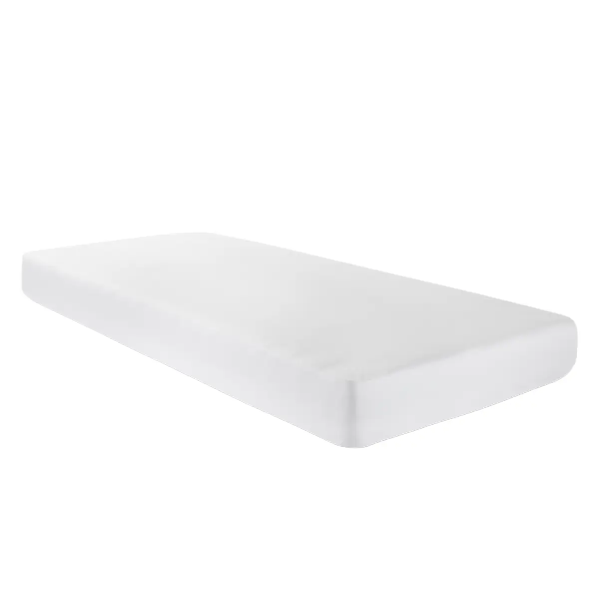 Spannbettlaken Molton Premium 140 x 200cm Weiß | Weiß