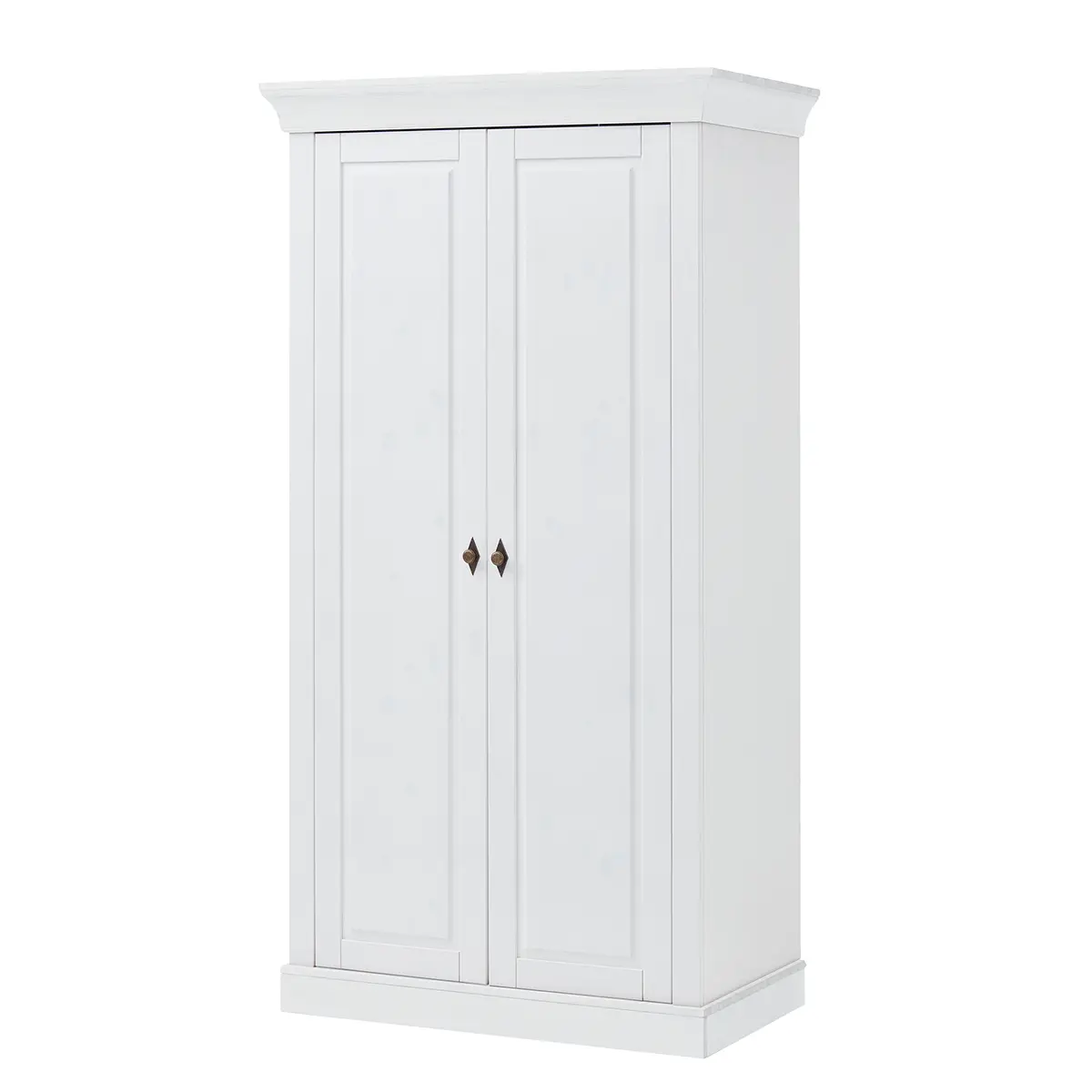 Drehtürenschrank Bergen | Weiß