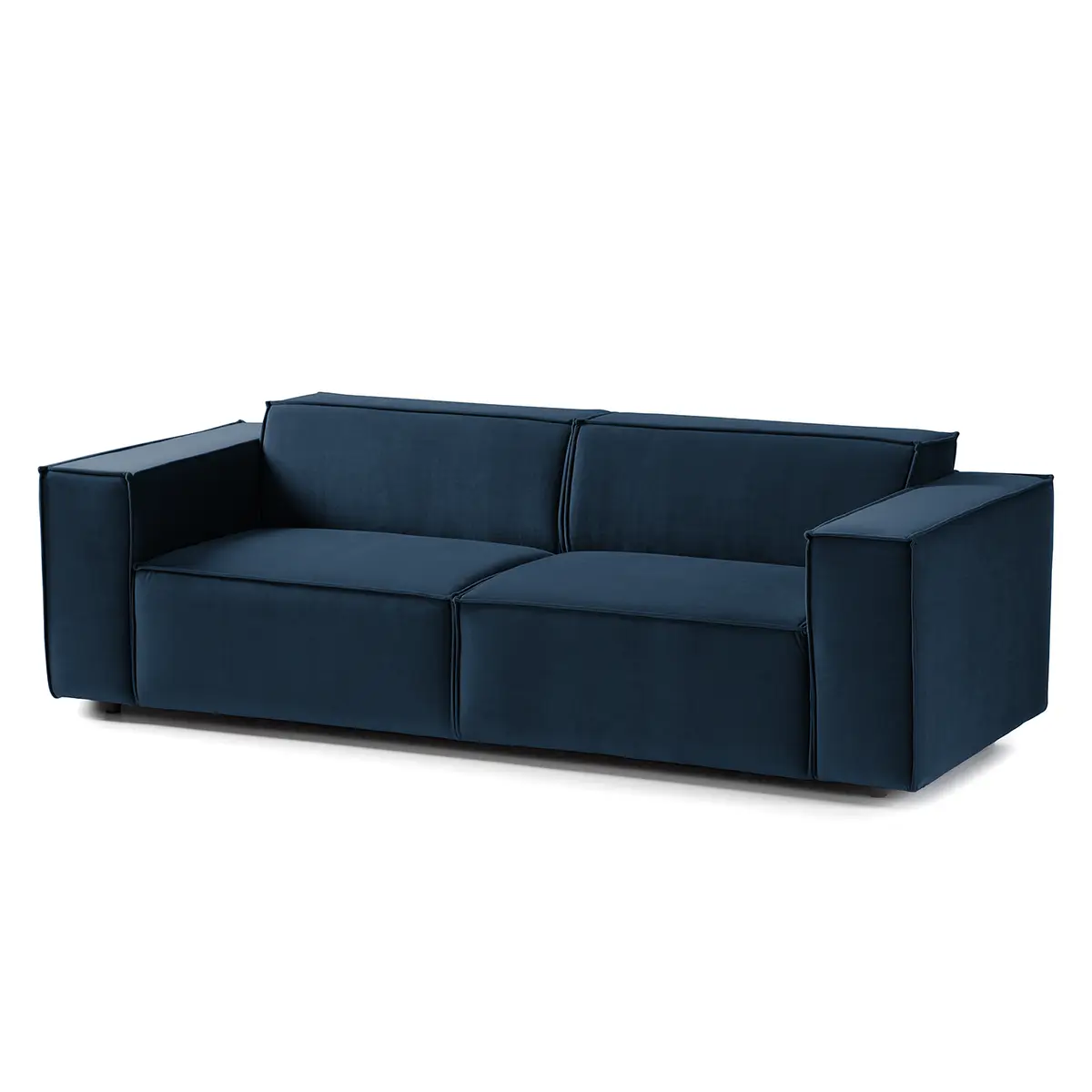 2,5-Sitzer Sofa Samt Shyla | Blau