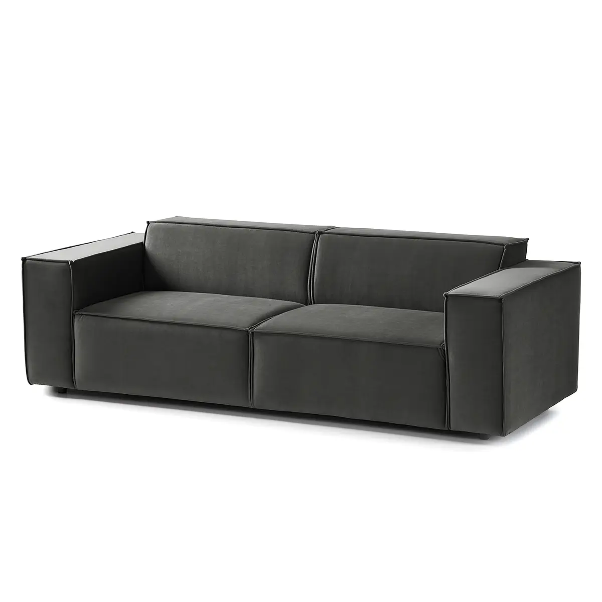 2,5-Sitzer Sofa Samt Shyla | Grün