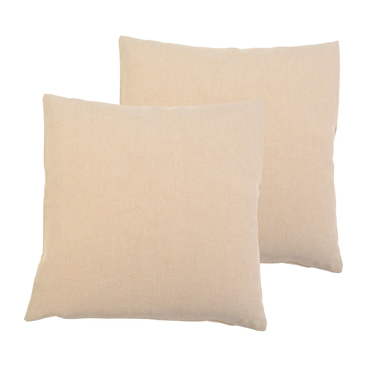 Kissenbezug Milano 2er-Set Beige 40 x 40cm | Beige