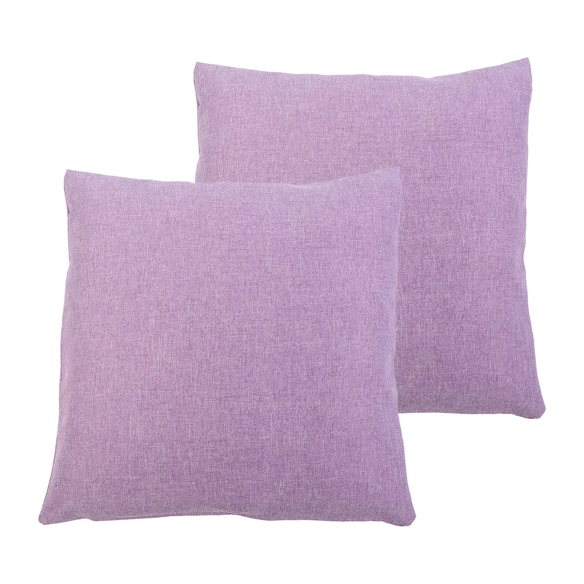 Kissenbezug Milano 2er-Set Violett/Flieder 40 x 40cm Kunstfaser