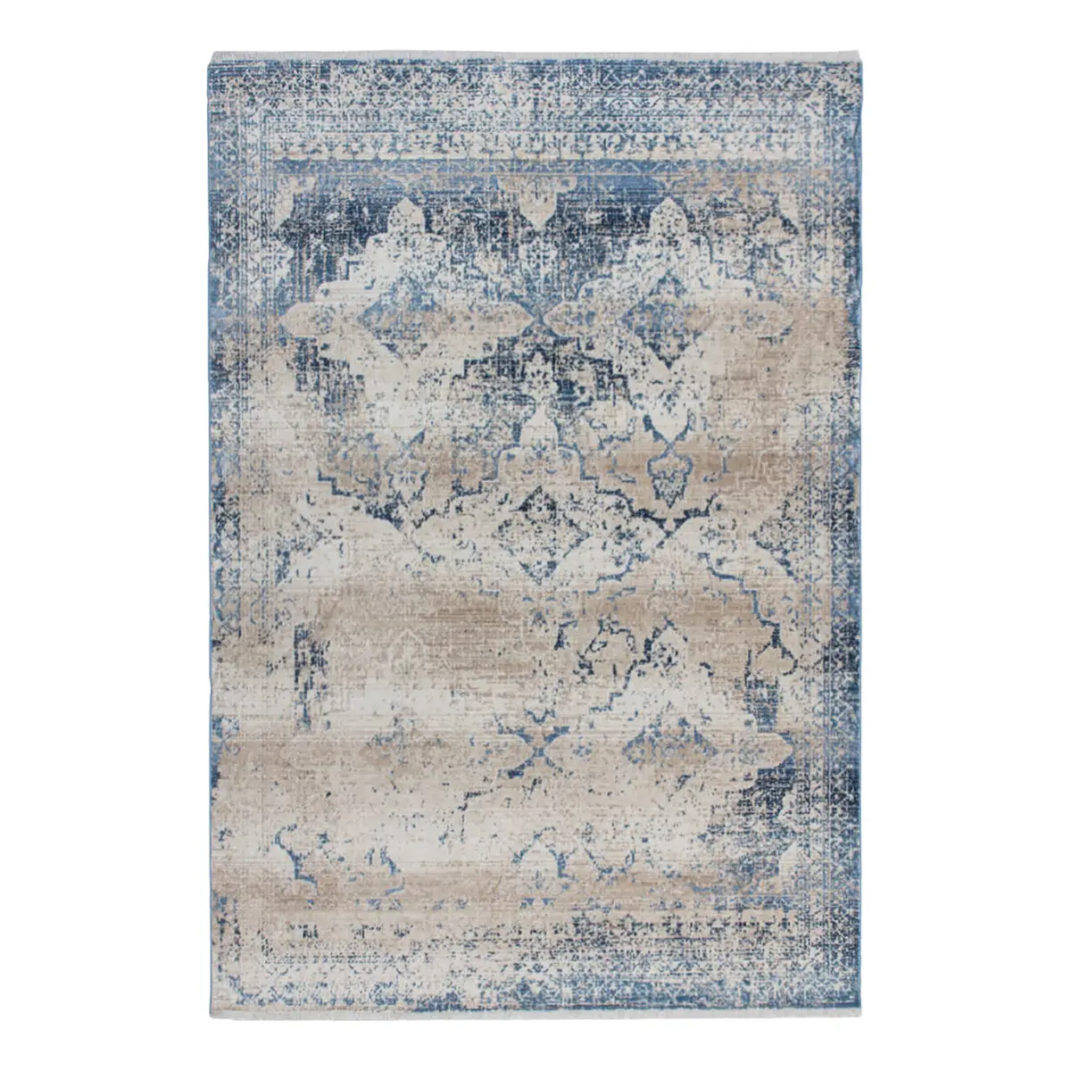 Kurzflorteppich Antigua II Beige 120 x 170cm Kunstfaser | Beige