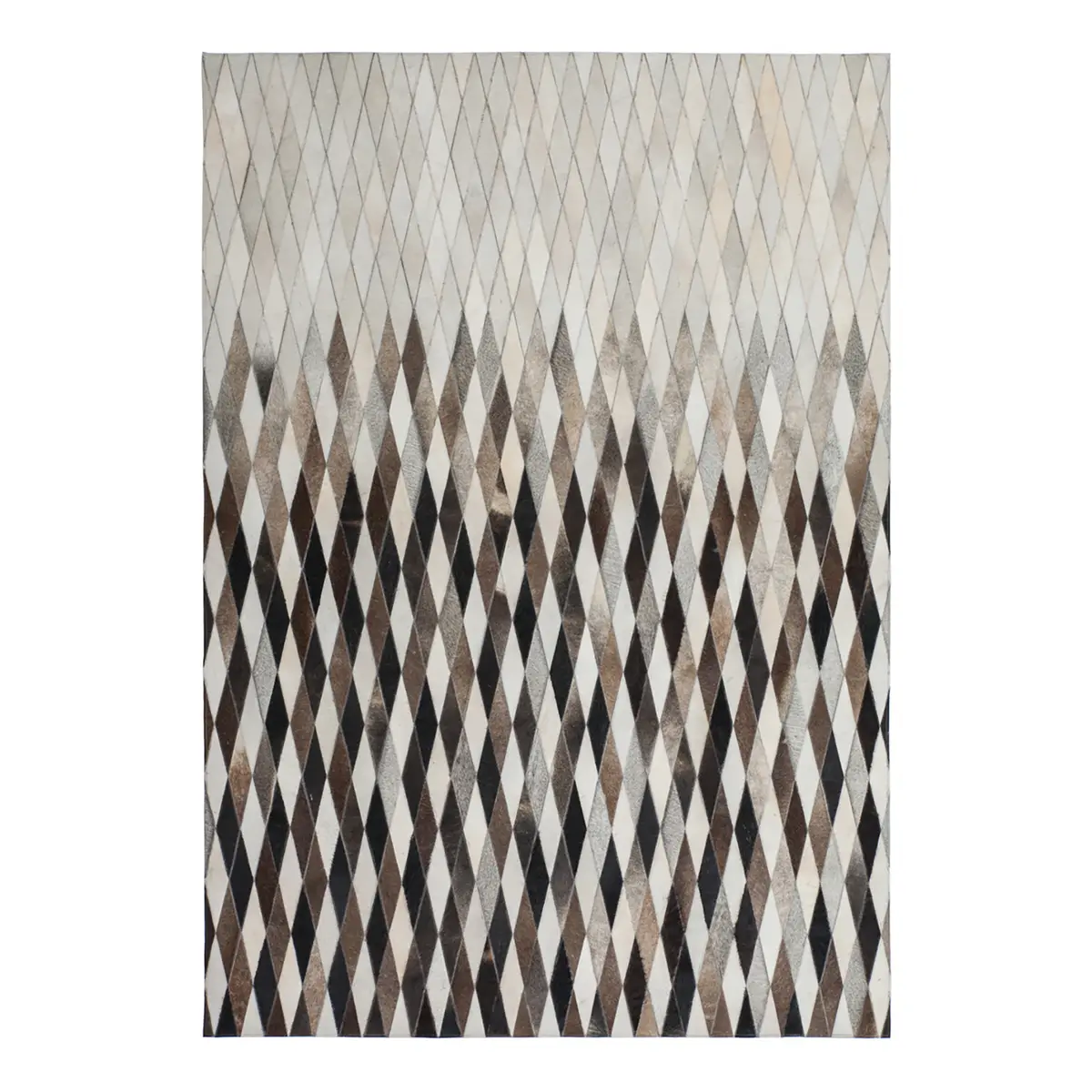 Kurzflorteppich Lavish Beige 80 x 150cm Echtleder | Beige