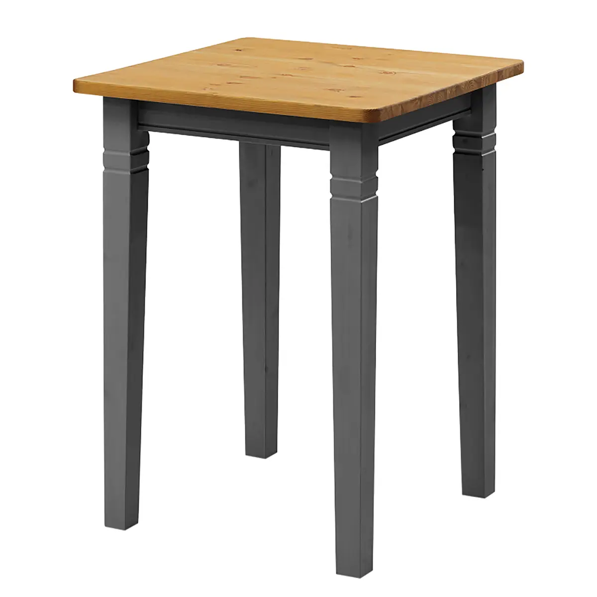 Bartisch 78cm Grau/Kiefer Laugenfarbig | Braun