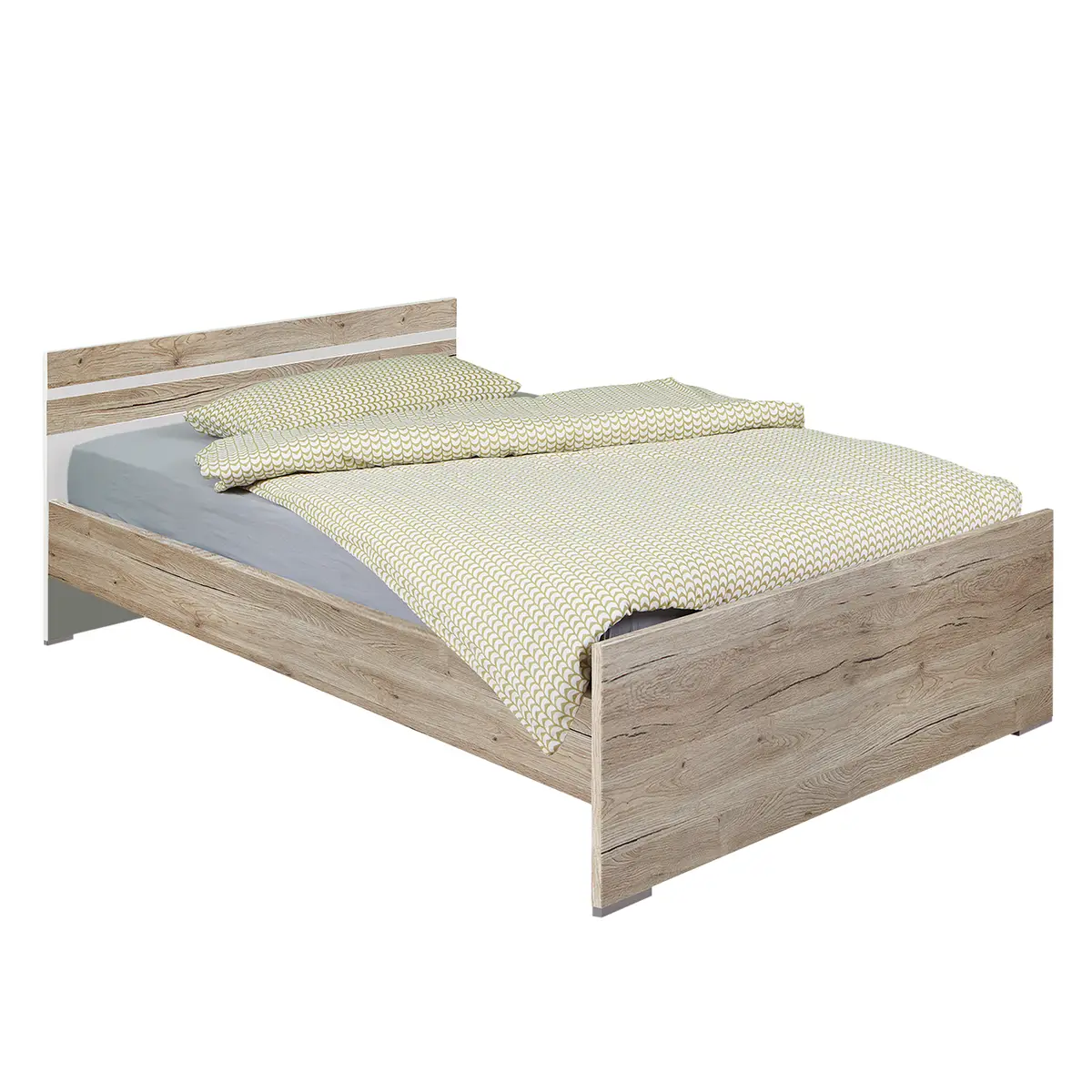 Kinderbett 90 x 200cm Braun/Eiche | Braun