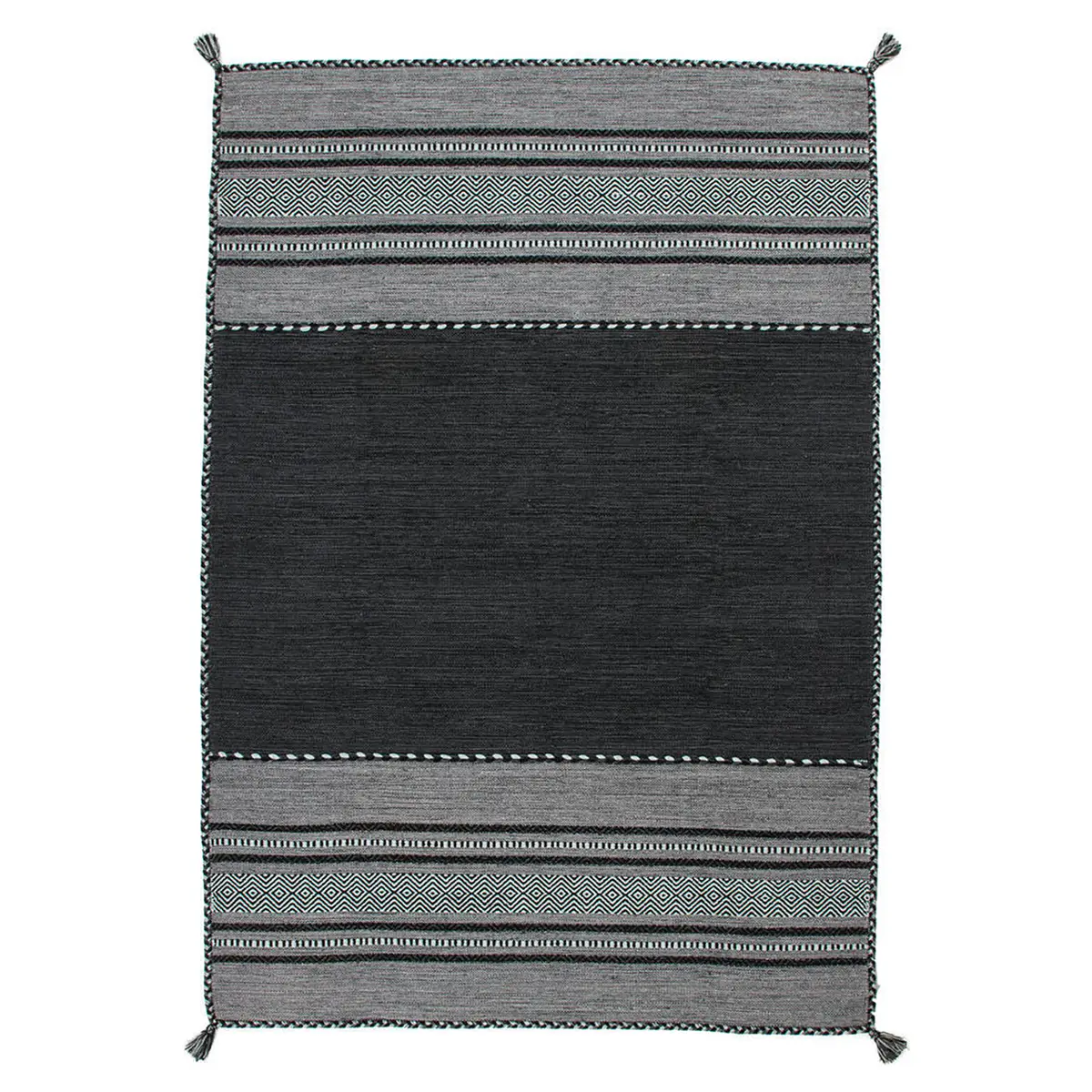 Wollteppich Alhambra 335 Grau/Grau 160 x 230cm | Grau