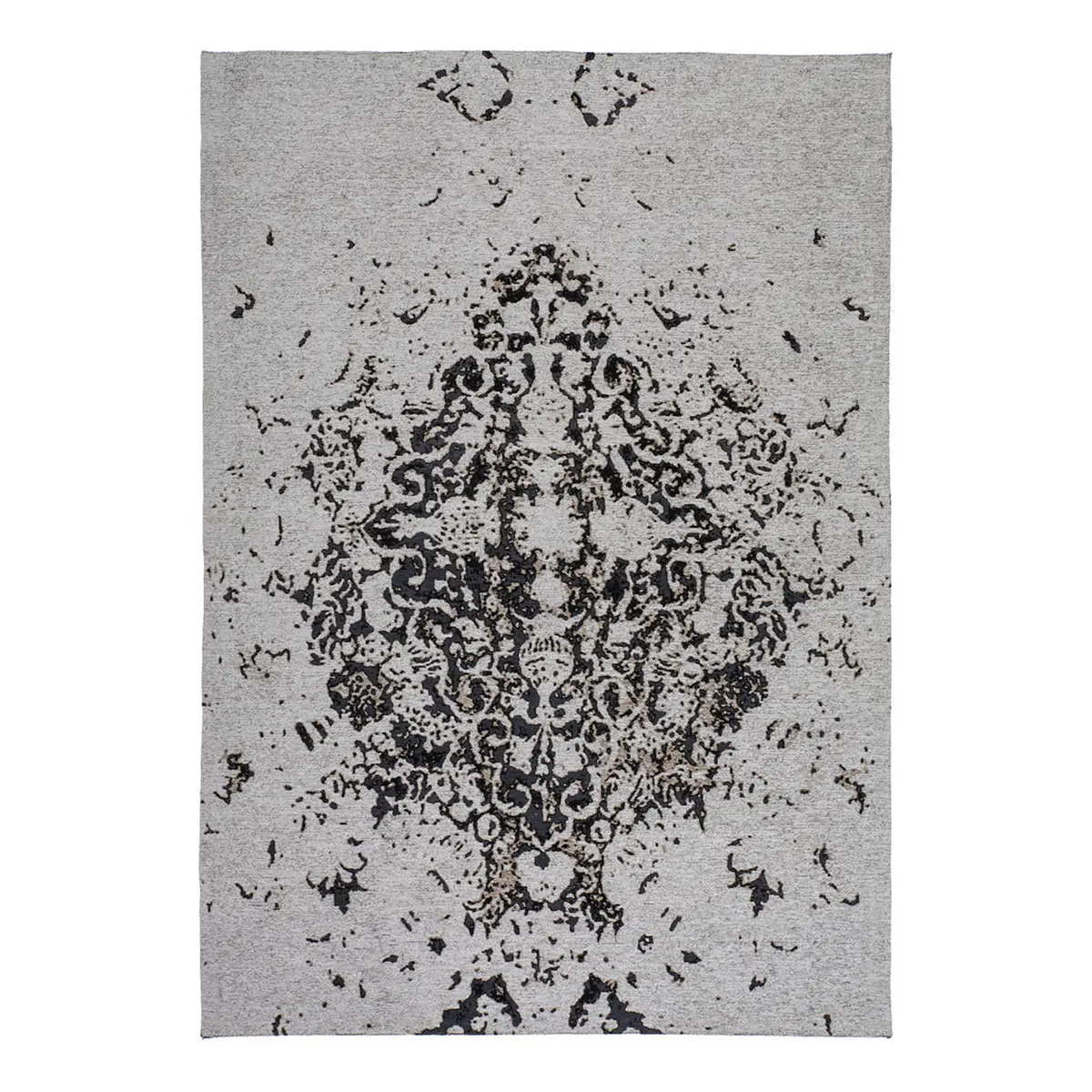 Kurzflorteppich Ballerina 700 Grau/Grau 80 x 150cm Webstoff