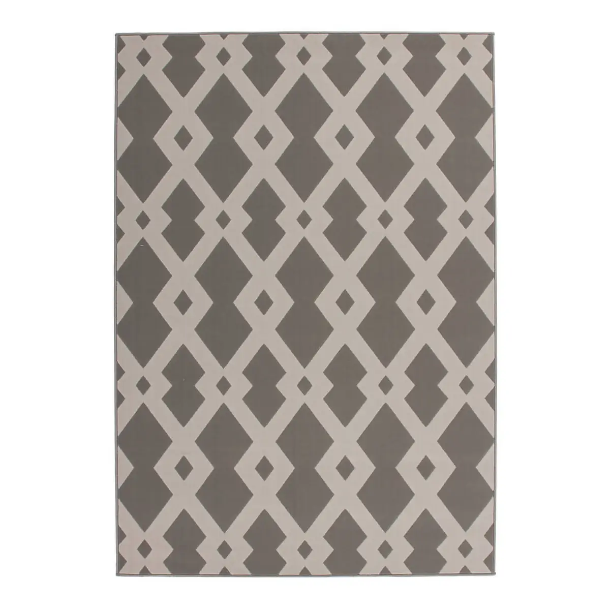Kurzflorteppich Now! 100 Grau/Taupe Webstoff 160 x 230cm | Grau