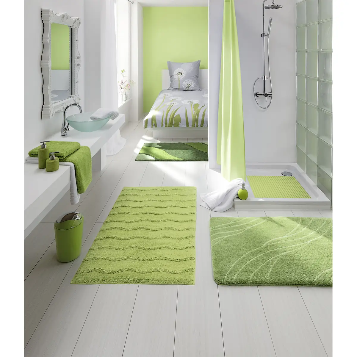 Mako-Satin-Bettwäsche Belfiore | Grau