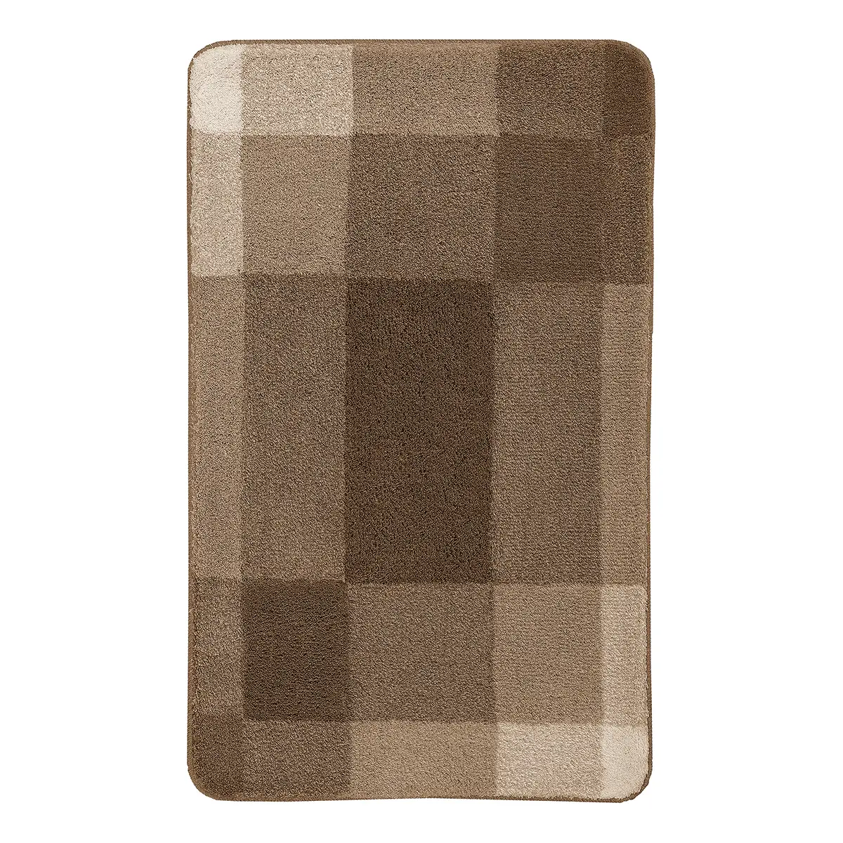 Badteppich 60 x 100cm Braun | Braun