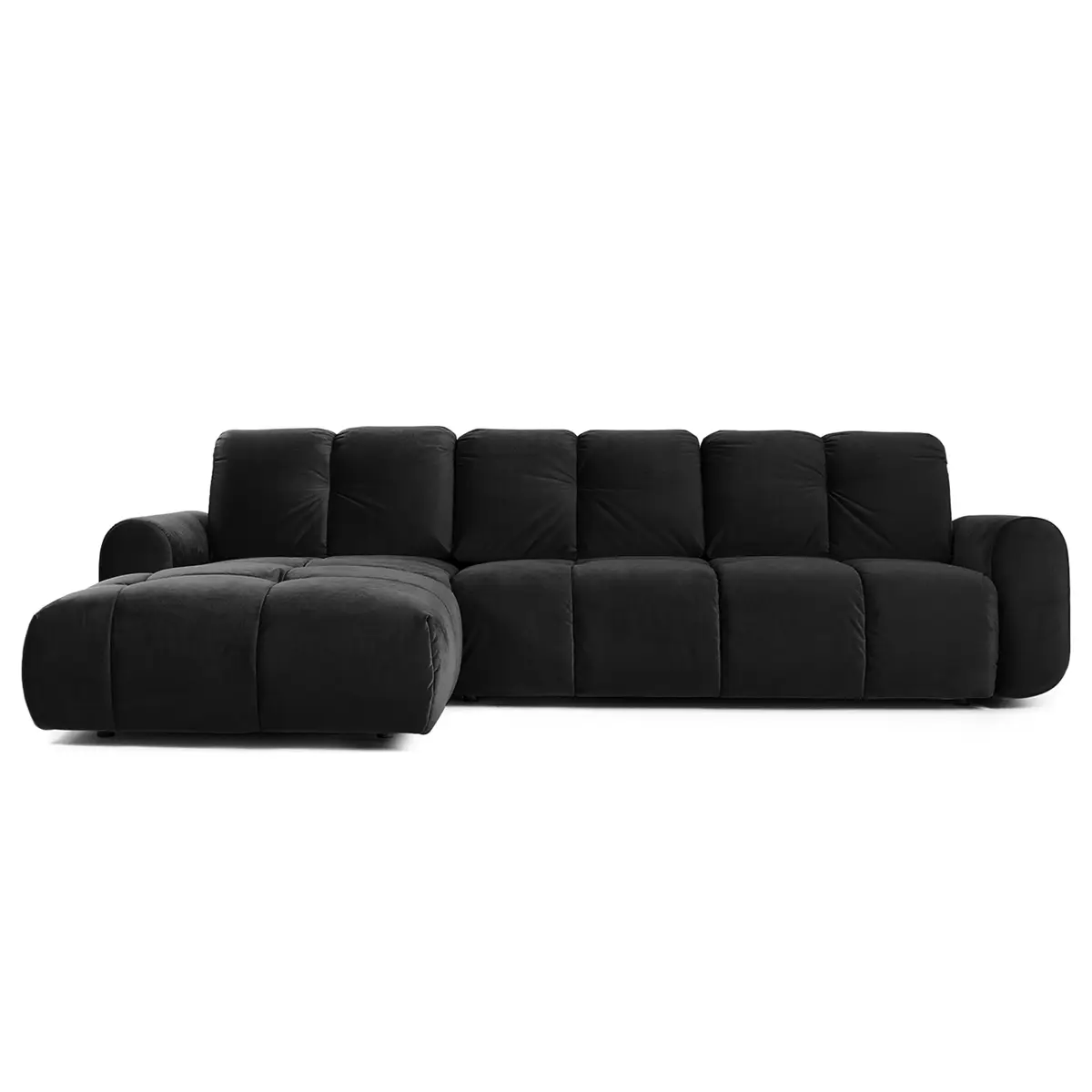 Ecksofa Malter | Schwarz